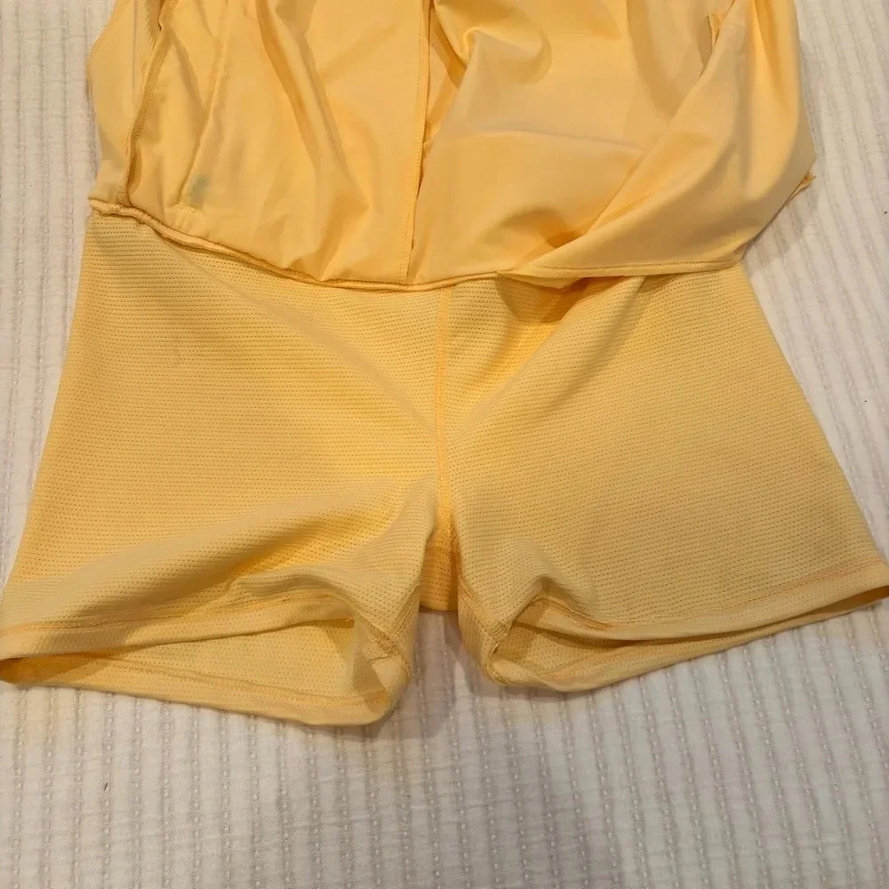 Athleta Womens Athletic Skort Built in Shorts Orange Pastel Color Size 2 - Picture 8 of 8